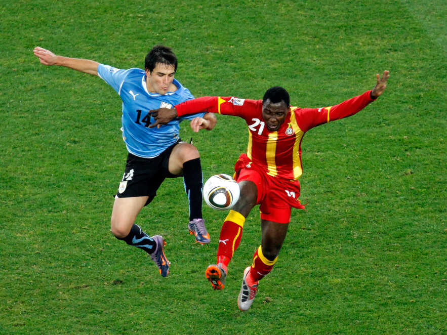 Nhan dinh lich su doi dau Ghana vs Uruguay gan nhat