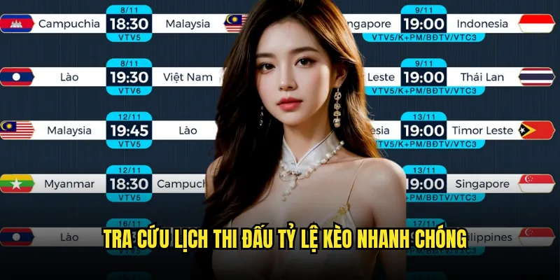 Tra Cứu Lịch Thi Đấu Tỷ Lệ Kèo Nhanh Chóng