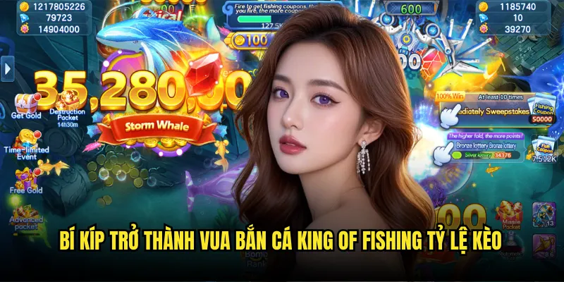 King of Fishing Tỷ lệ kèo - Vương Quốc Bắn Cá Đẳng Cấp Vương Giả 3 Bí kíp trở thành vua bắn cá King of Fishing Tỷ lệ kèo