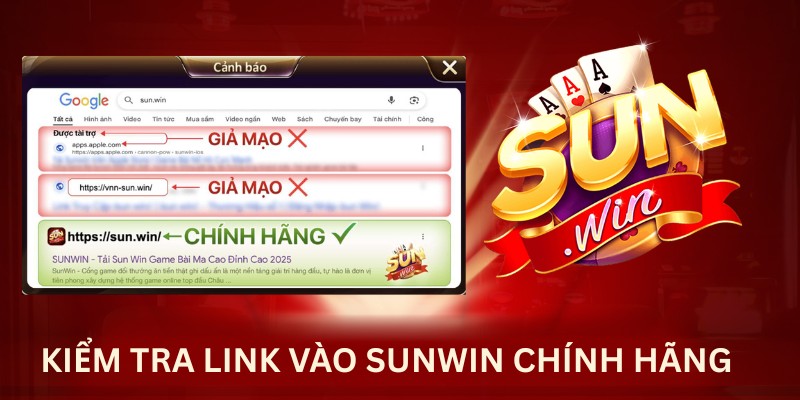 Nhận biết Sunwin chính hãng thông qua đường dẫn
